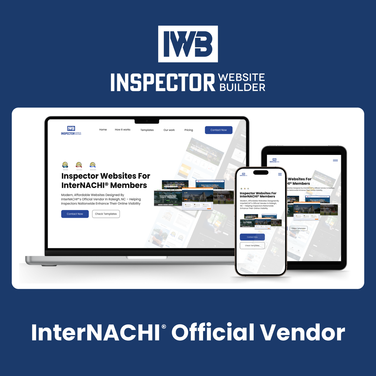 InterNACHI® Official Vendor | Done-for-You Websites for Inspectors