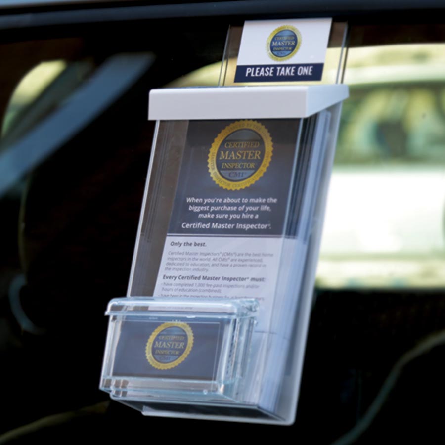 CMI® Auto Window Brochure and Business Card Holder