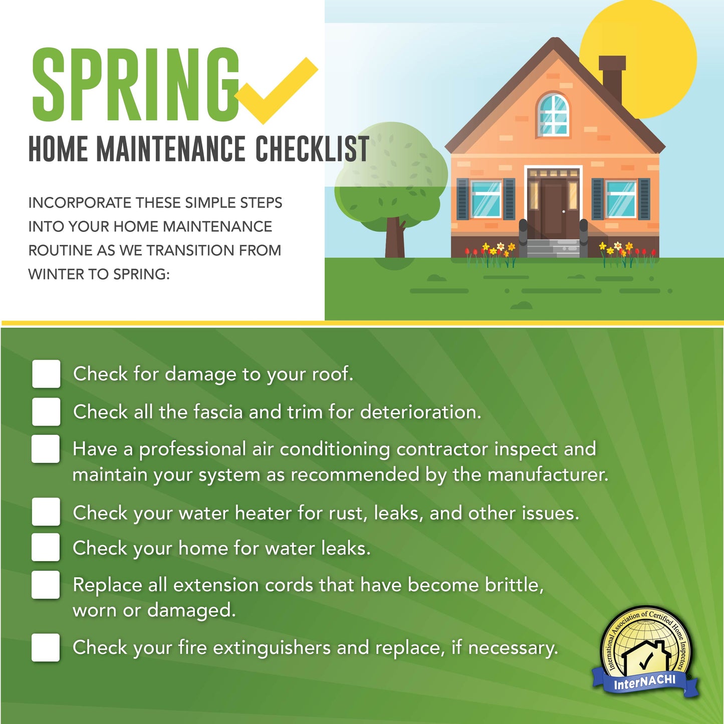 Checklist for the Seasons PDF Flyer & Social Media Graphics