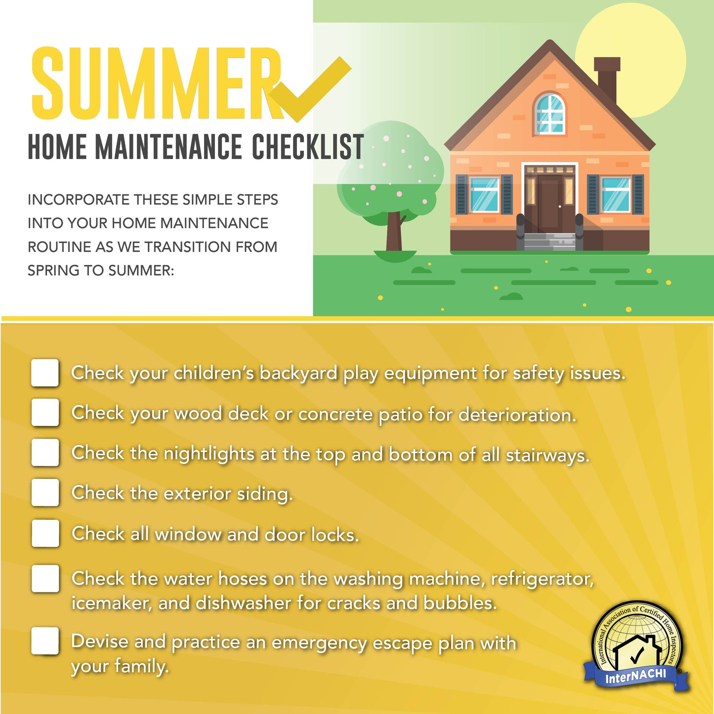 Checklist for the Seasons PDF Flyer & Social Media Graphics