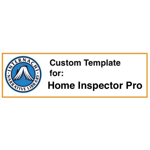 InterNACHI Narrative Library for Home Inspector Pro