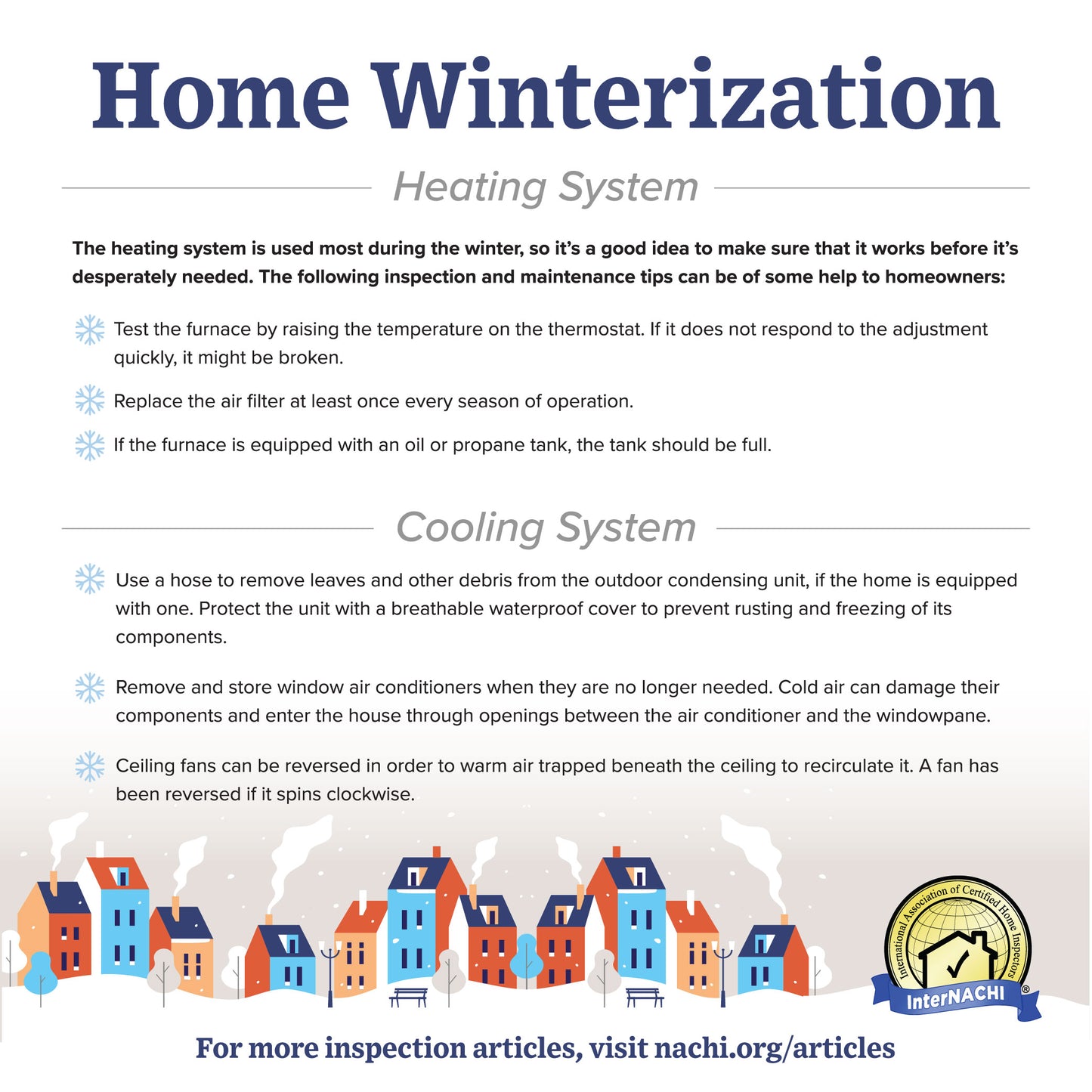 Home Winterization Guide & Social Media Graphics