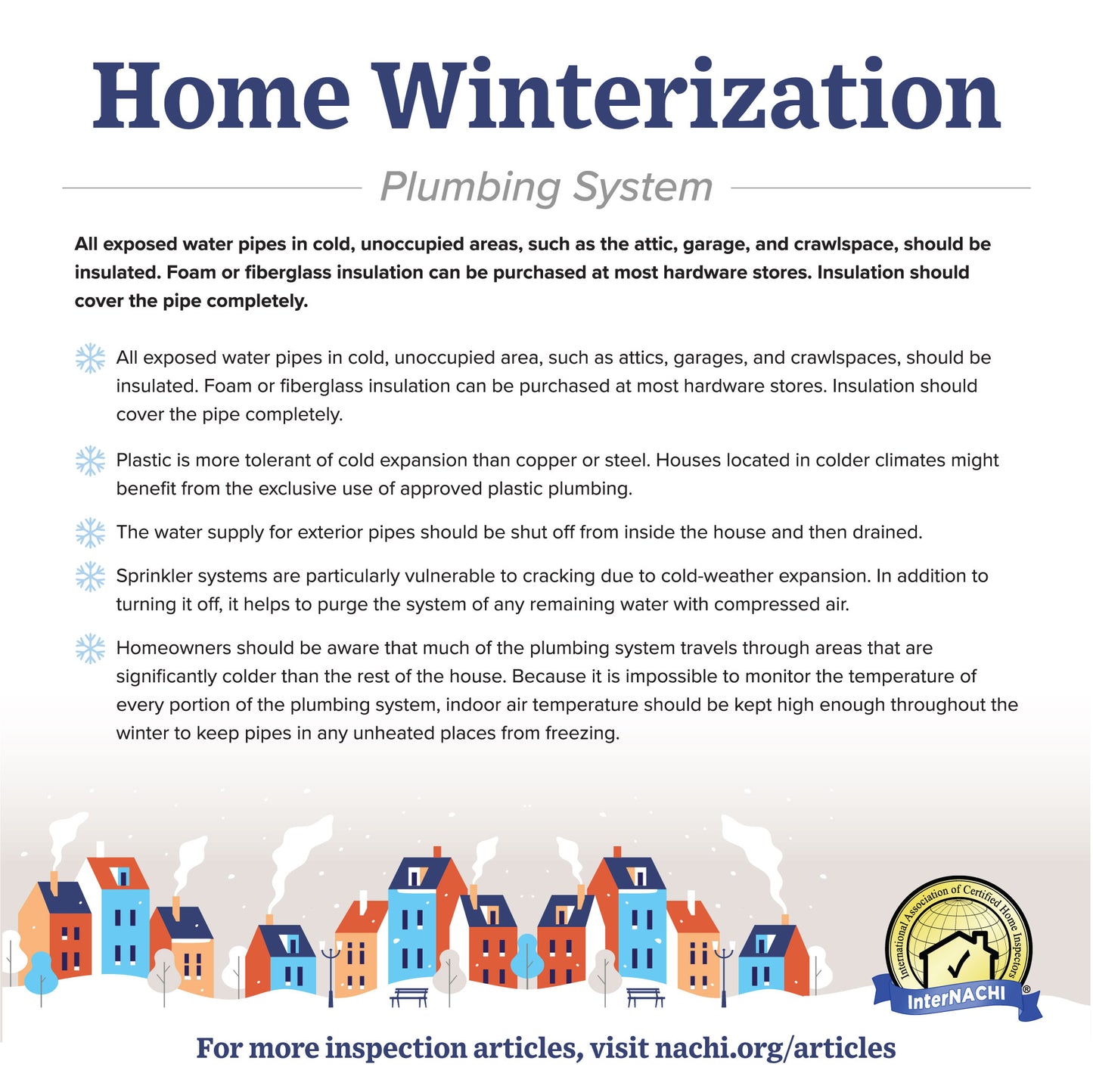 Home Winterization Guide & Social Media Graphics