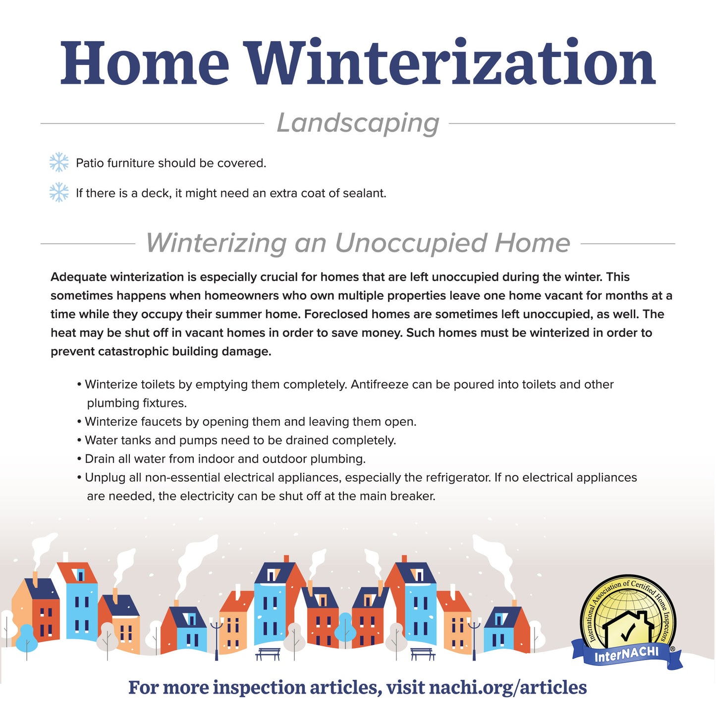 Home Winterization Guide & Social Media Graphics