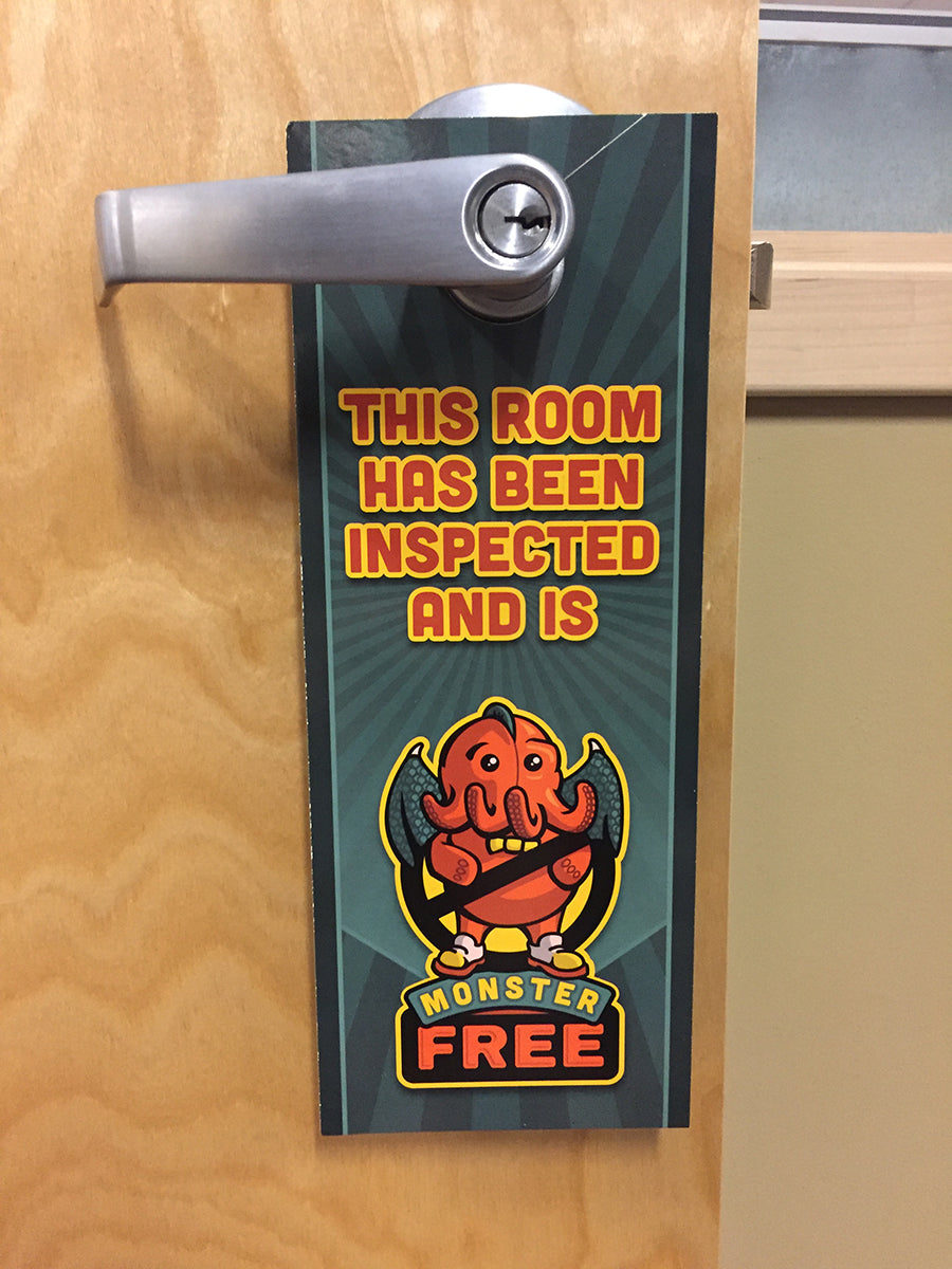 Monster Free Door Hanger (pack of 50) – Inspector Outlet