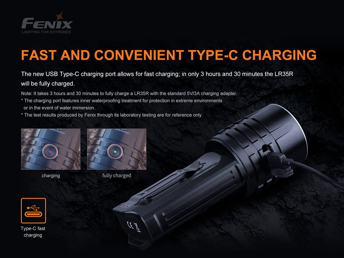 Fenix LR35R Rechargeable Flashlight