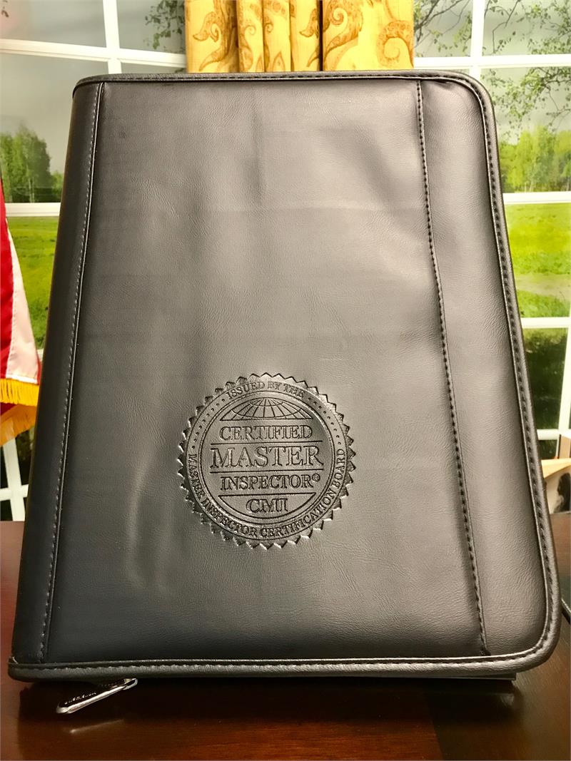 Certified Master Inspector® Padfolio