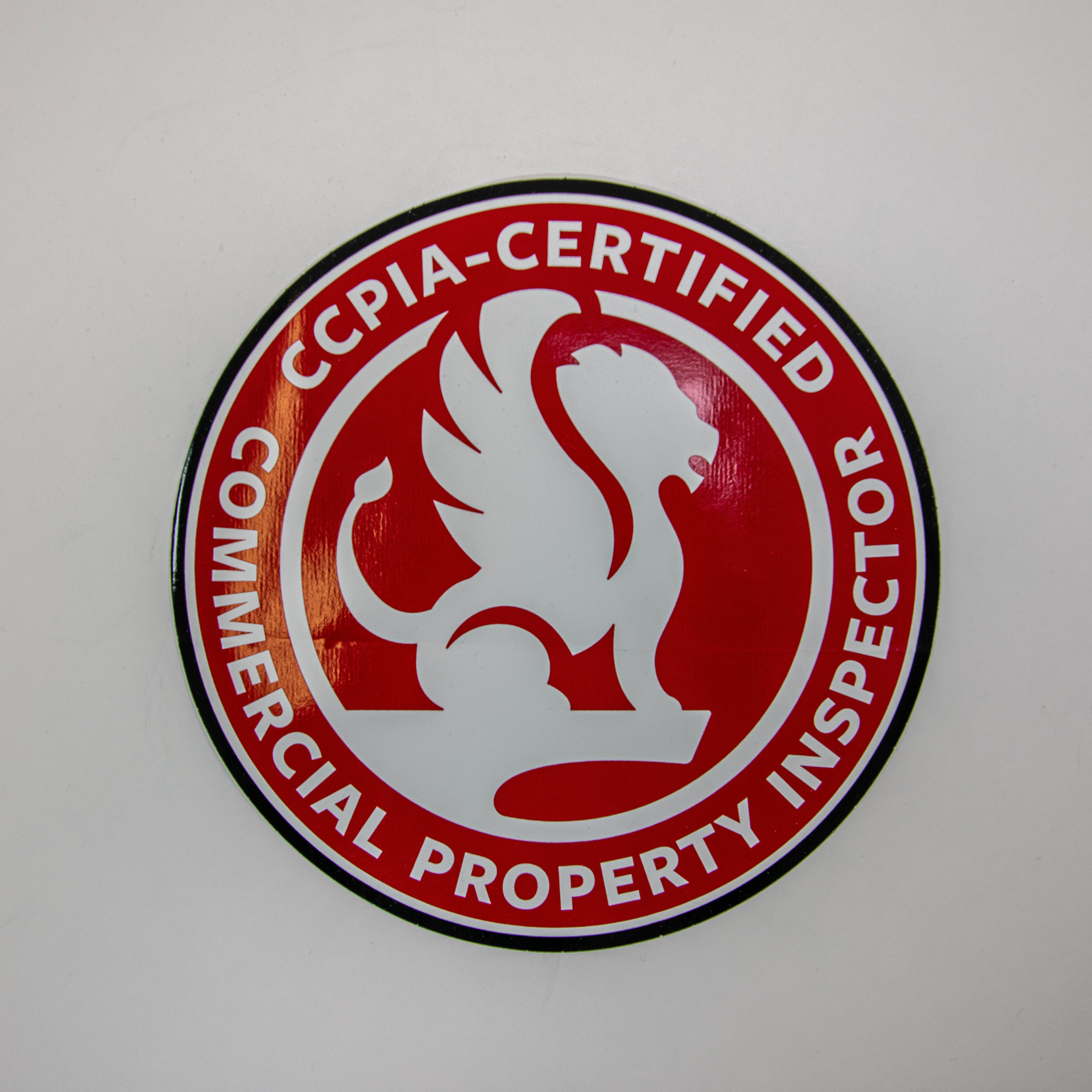 Free CCPIA-Certified Commercial Property Inspector Decal – Inspector Outlet