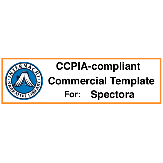 InterNACHI Narrative Library CCPIA Compliant Commercial Template for Spectora