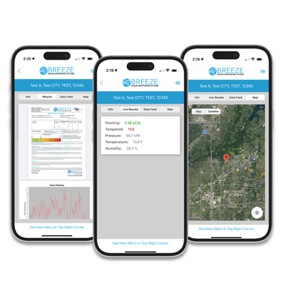 BREEZE Radon Monitor