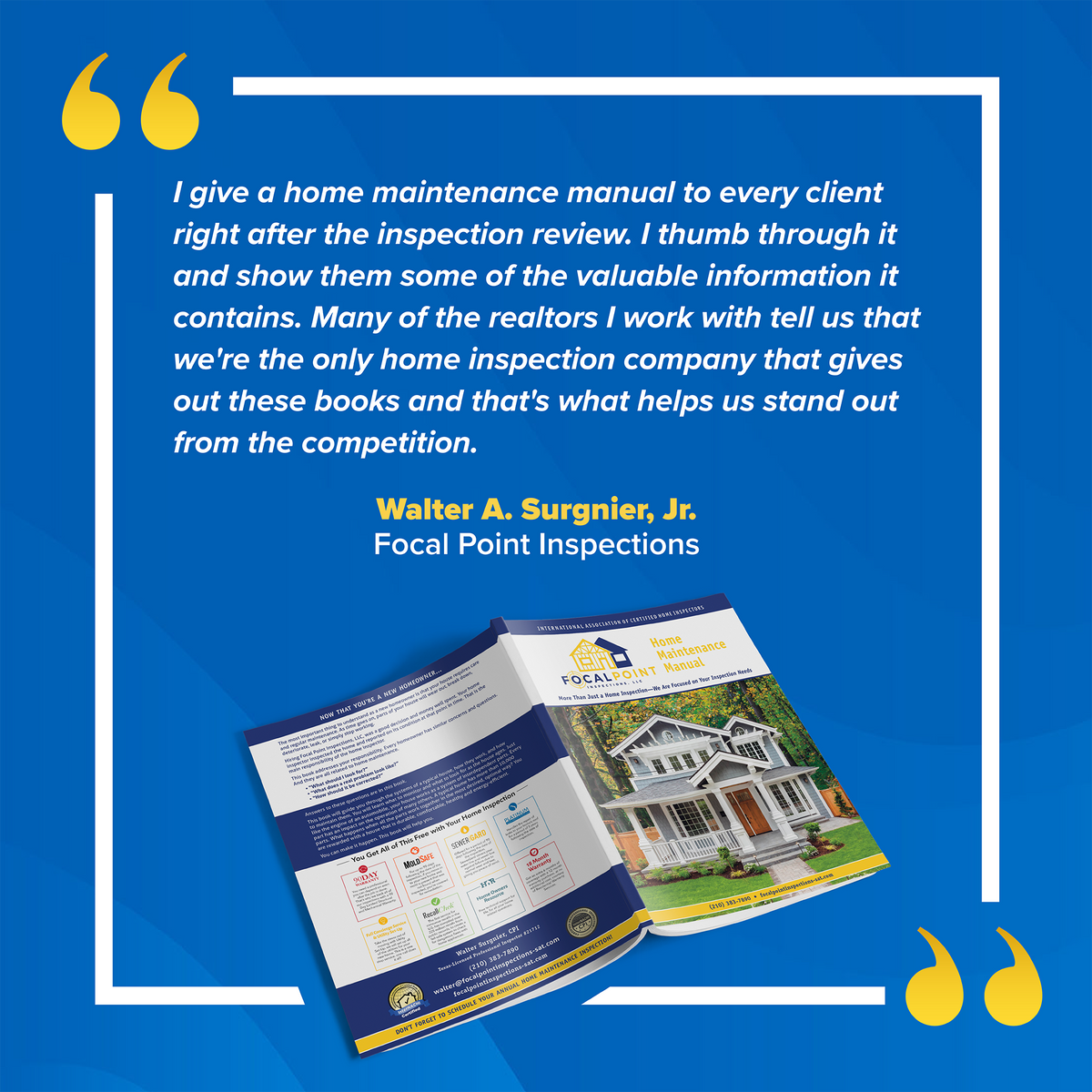 Custom Now That You've Had a Home Inspection Books – Inspector Outlet