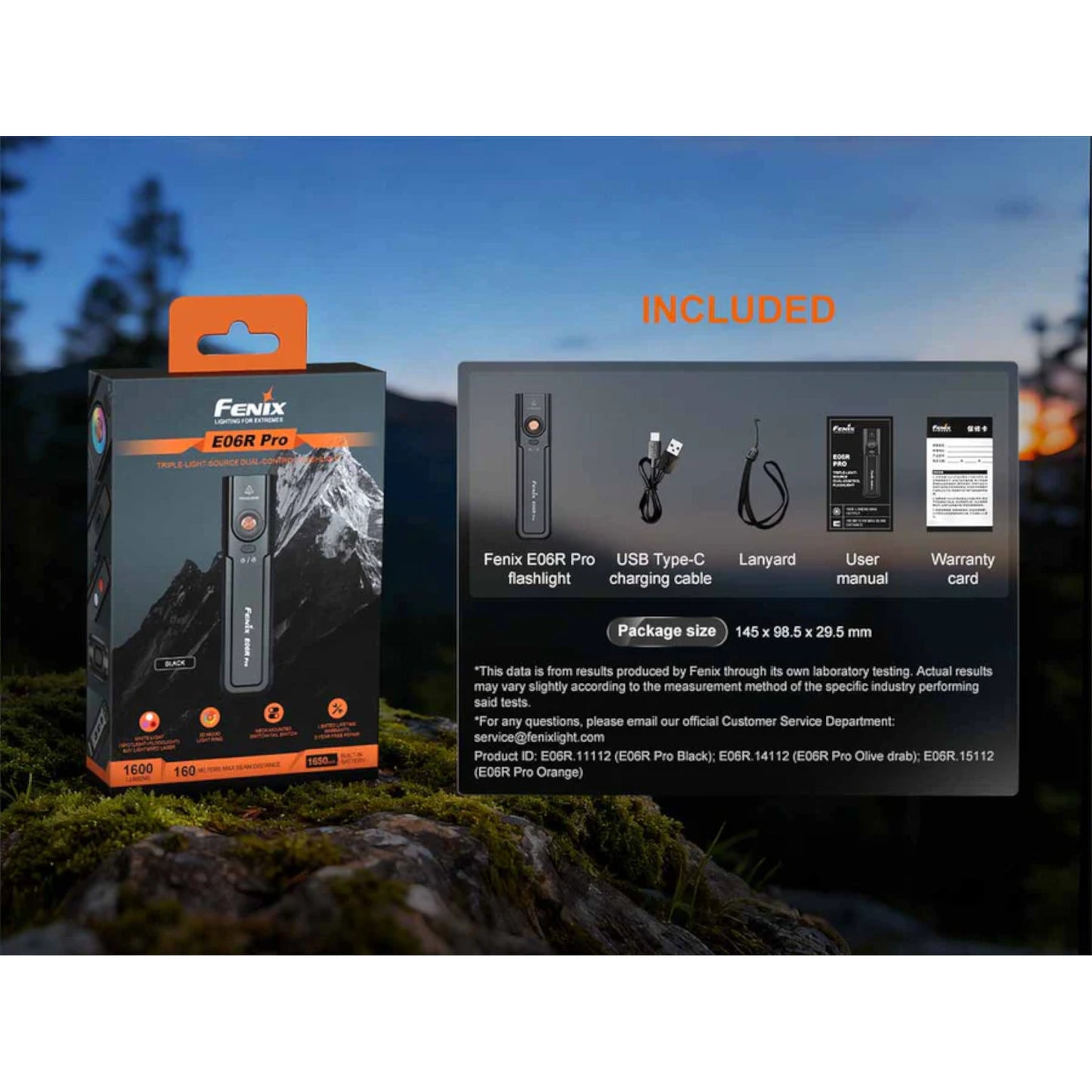 Fenix E06R Pro Flat Flashlight