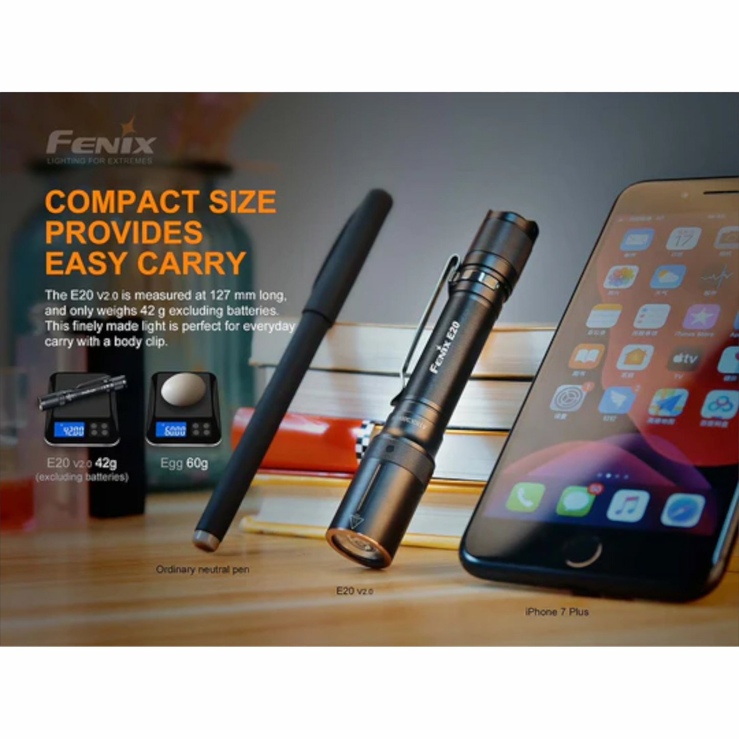 Fenix E20 V2.0 AA Flashlight