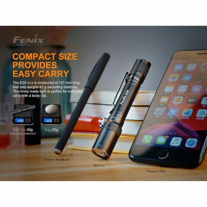 Fenix E20 V2.0 AA Flashlight