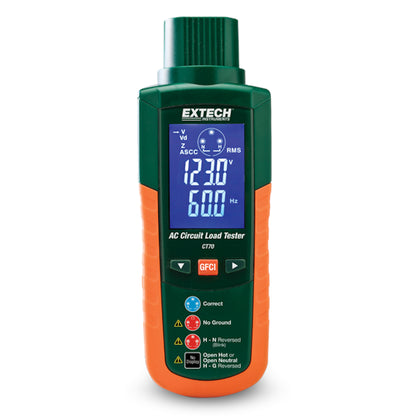 Extech CT70 GFCI and AC Circuit Analyzer