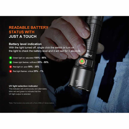 Fenix WF25RM Rechargeable Work Flashlight with Charging Dock