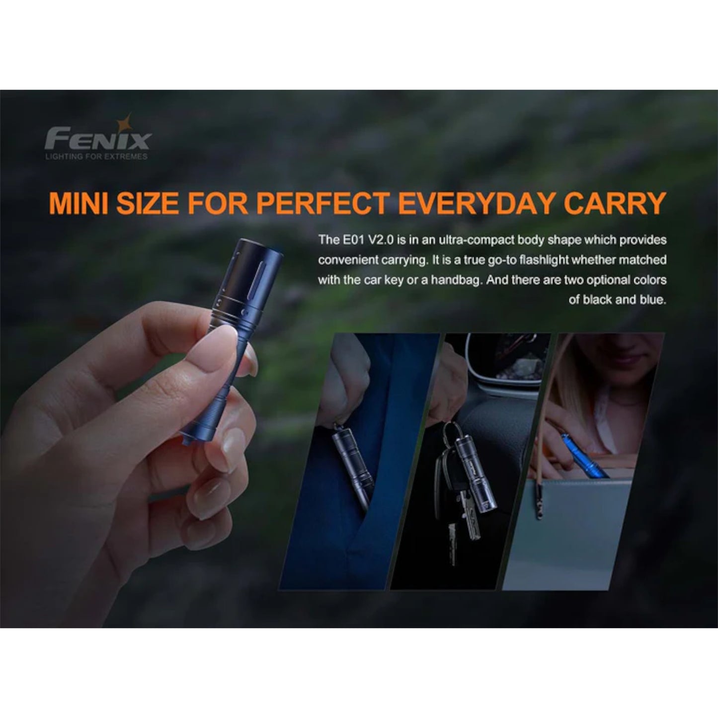Fenix E01 V2.0 AAA Flashlight