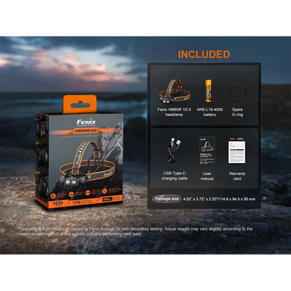 Fenix HM60R V2 LED Rechargeable Headlamp