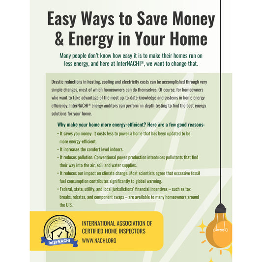 Save Energy Flyer PDF & Social Media Graphics