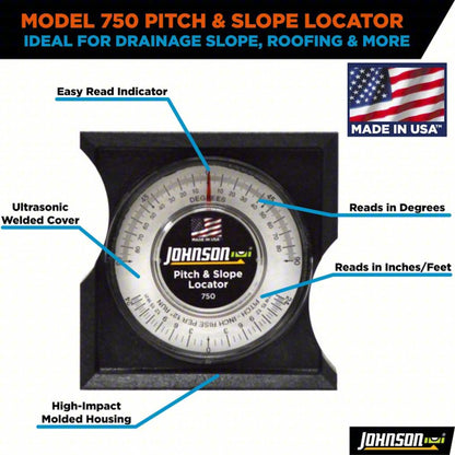 Johnson Level Pitch and Slope Angle Finder