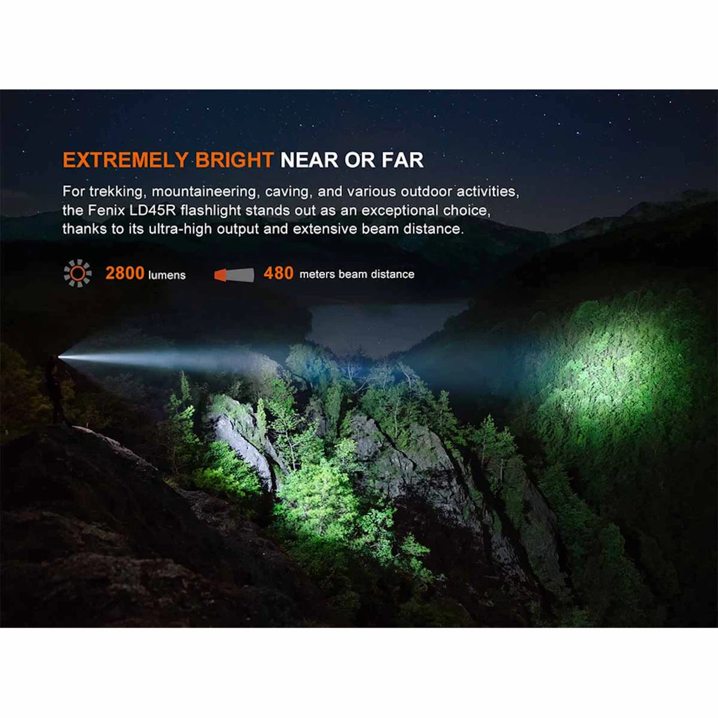 Fenix LD45R Adjustable Beam Flashlight