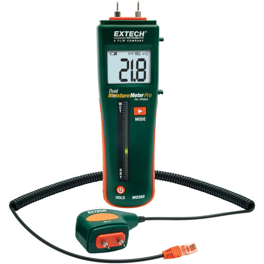 Extech MO265 Combination Pin/Pinless Moisture Meter