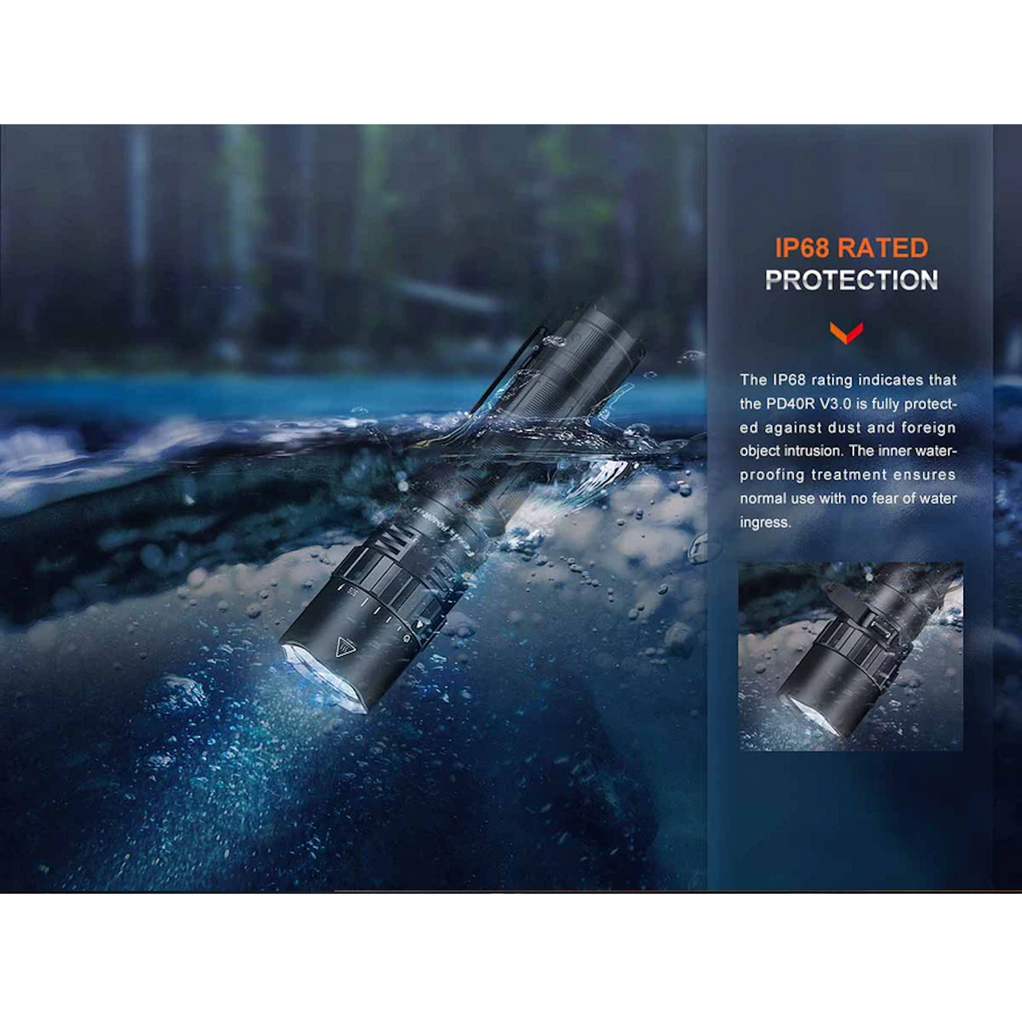 Fenix PD40R V3.0 Rechargeable Flashlight