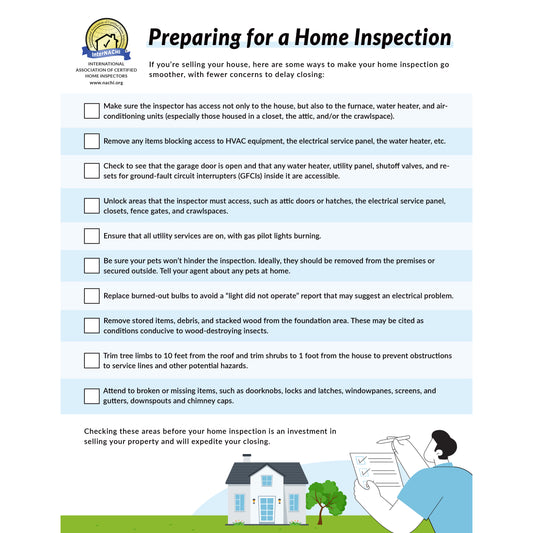 Preparing for a Home Inspection PDF & Social Media Graphics