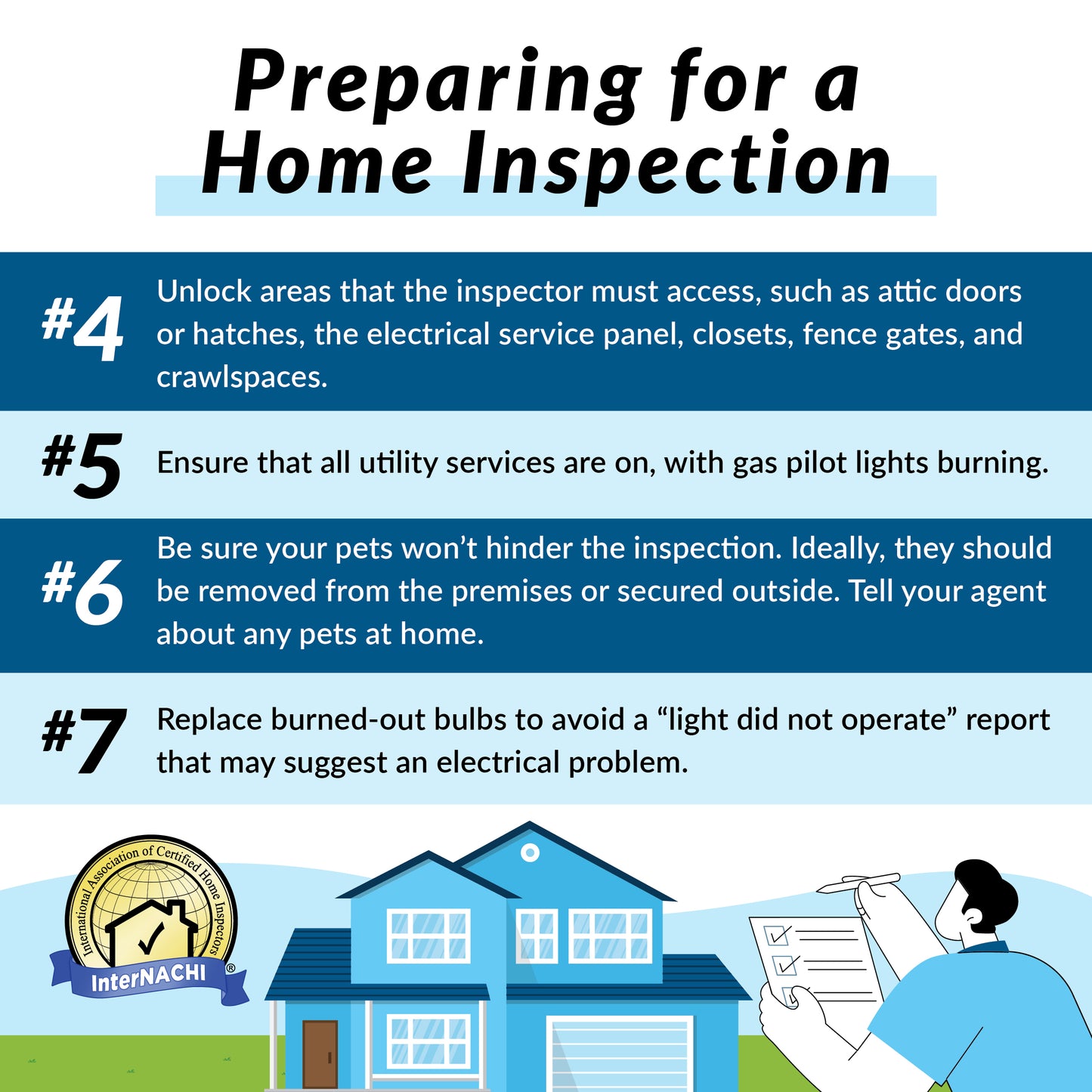 Preparing for a Home Inspection PDF & Social Media Graphics