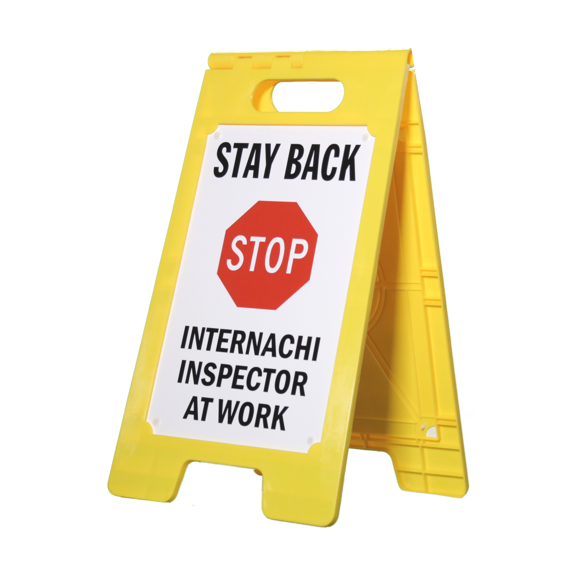 Inspector at Work STOP Sign – Inspector Outlet