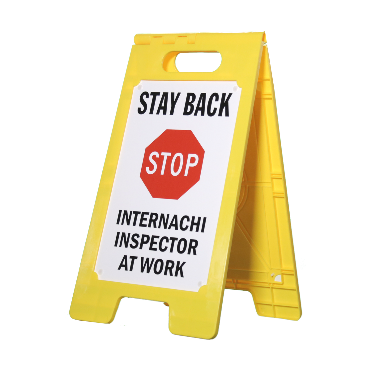 Inspector at Work STOP Sign – Inspector Outlet