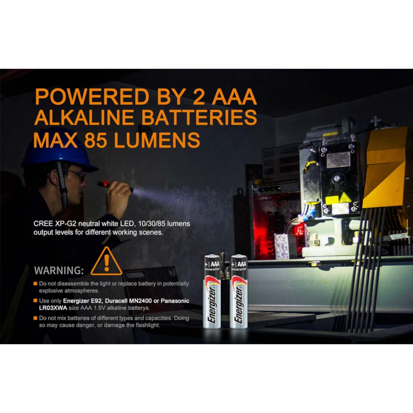 Fenix WF05E Intrinsically Safe Flashlight