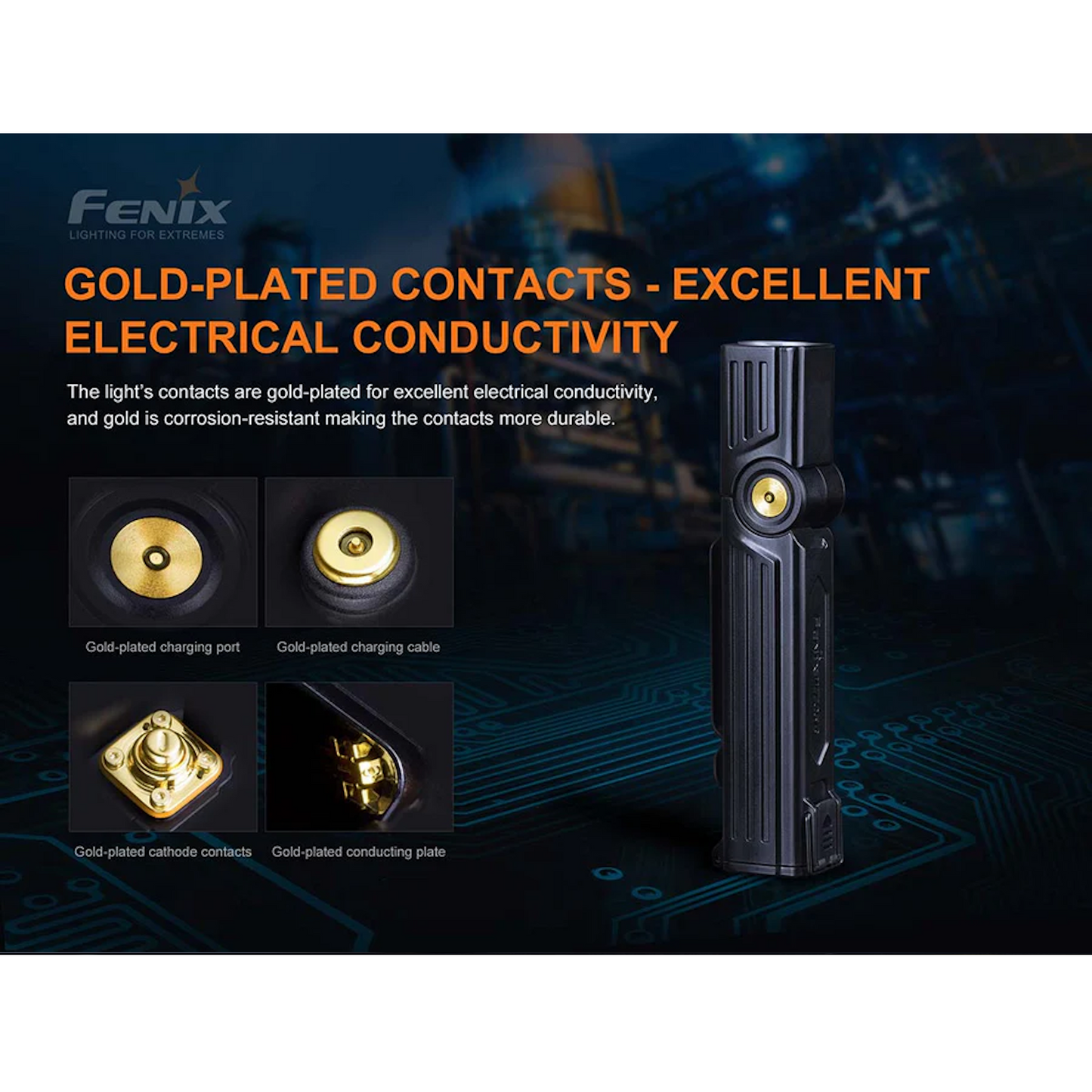 Fenix WT25R Adjustable Head Flashlight