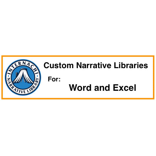 InterNACHI Narrative Library for Microsoft Word/Excel