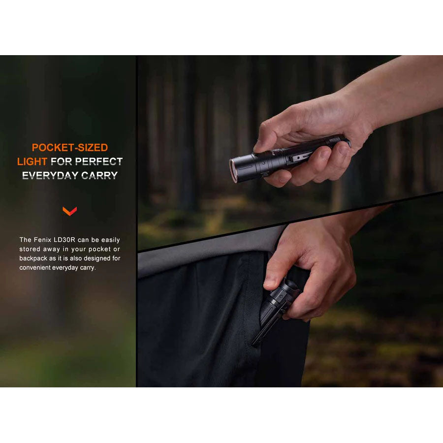 amazon fenix carry flashlight Fenix LD30R Rechargeable Flashlight