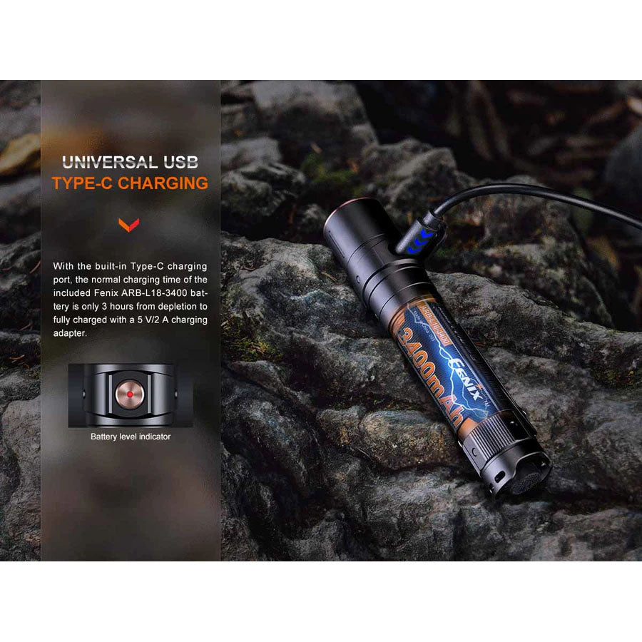 fenix fd30 led rechargeable flashlight Fenix LD30R Rechargeable Flashlight – Inspector Outlet