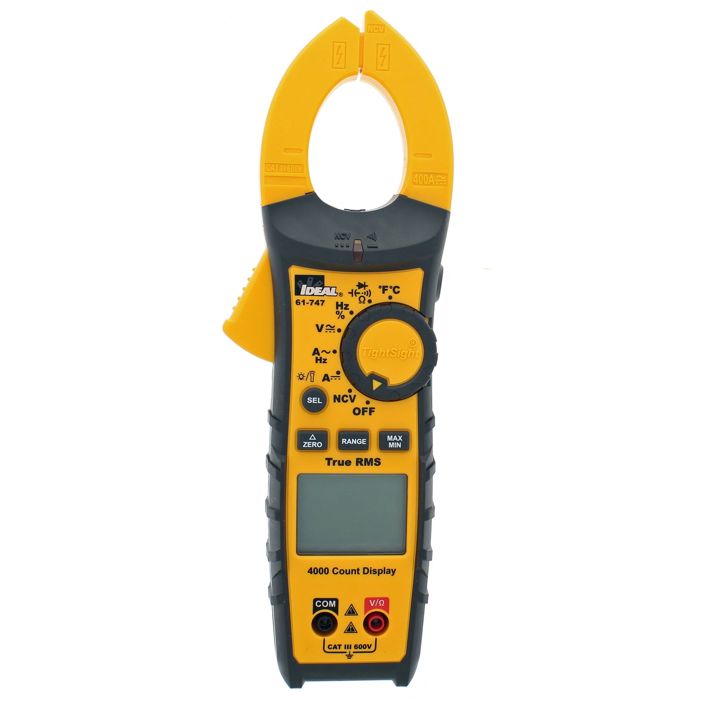 Ideal 61-747 400A AC/DC TightSight® Clamp Meter