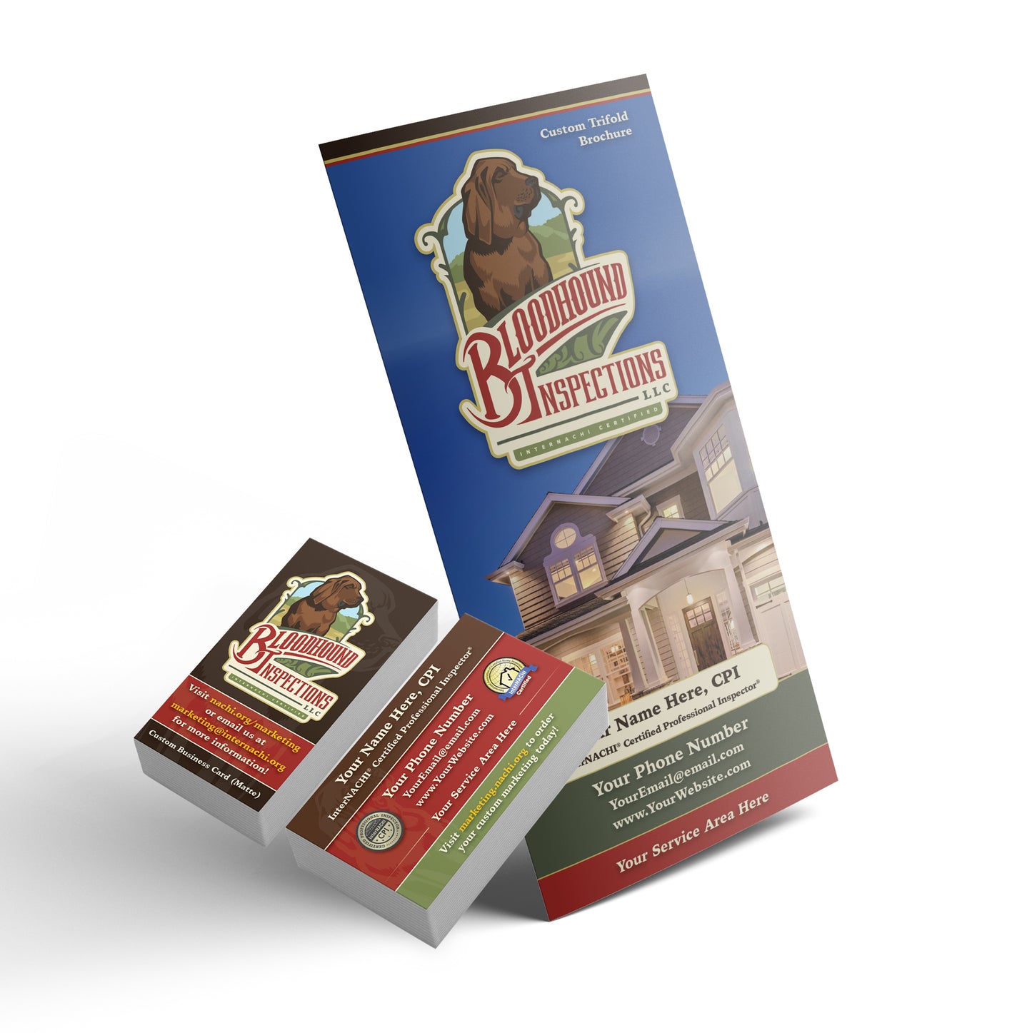 Custom Brochure and Business Card Package