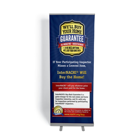 Buy Your Home Back Guarantee Banner and Retractable Stand