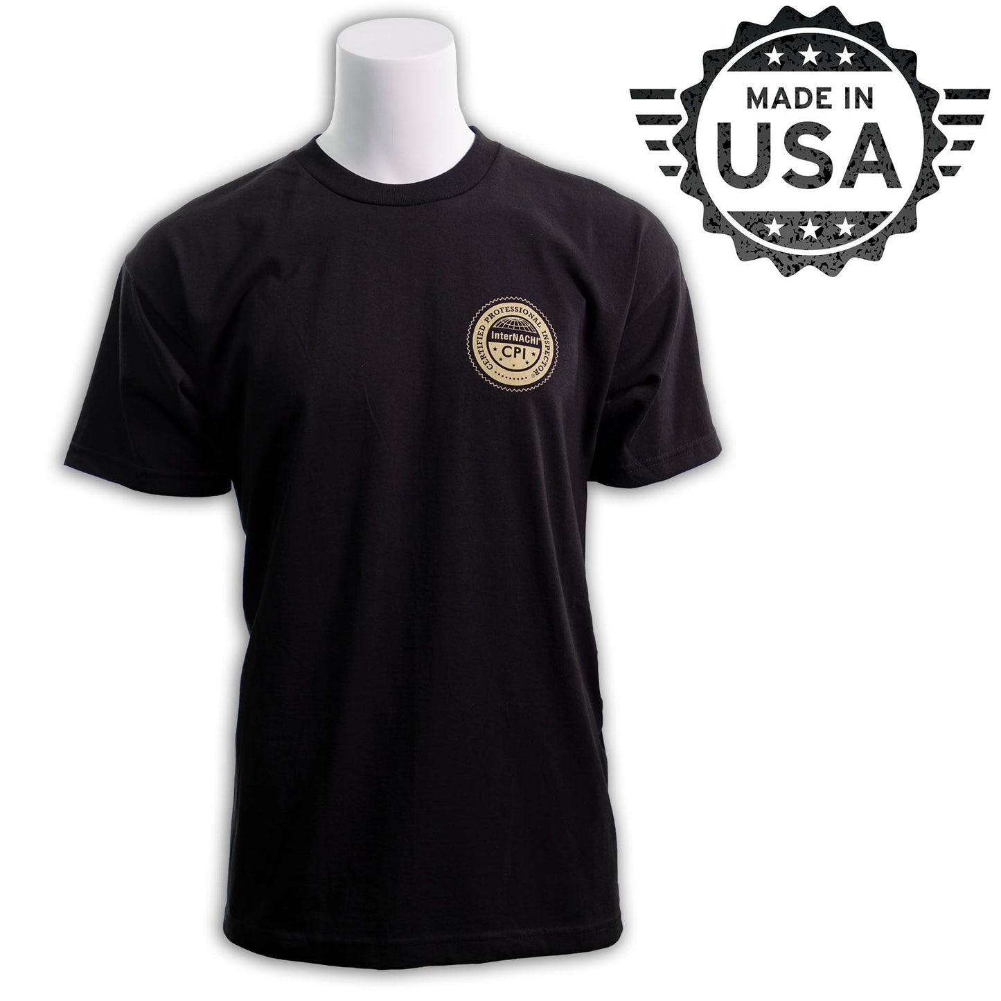 Men's Certified Professional Inspector® Black T-Shirt