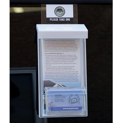 CPI Auto Window Brochure and Business Card Holder