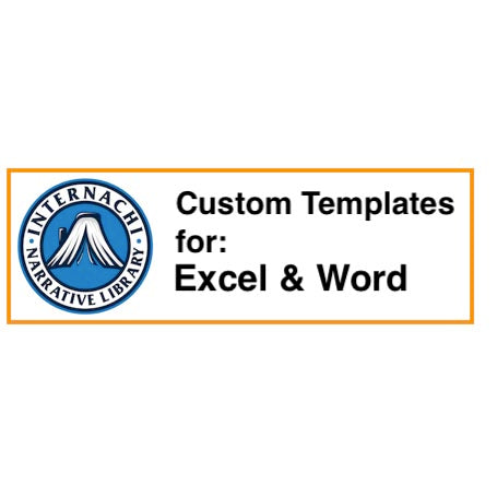 InterNACHI Narrative Library for Microsoft Word/Excel