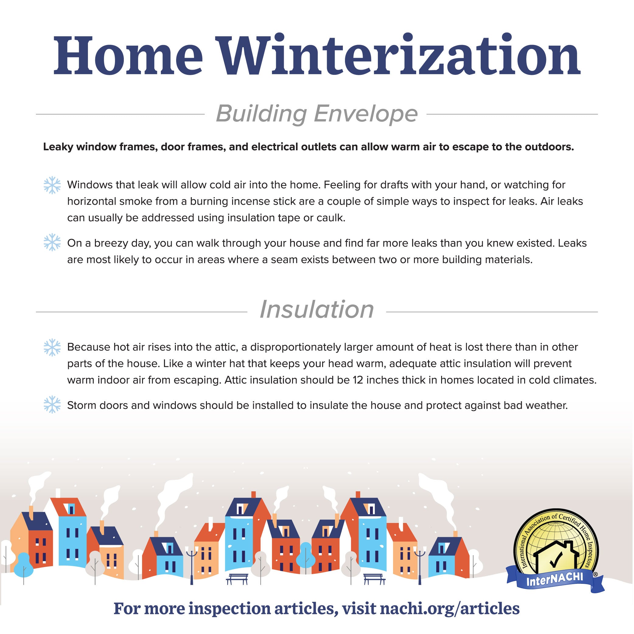 Home Winterization Guide & Social Media Graphics – Inspector Outlet