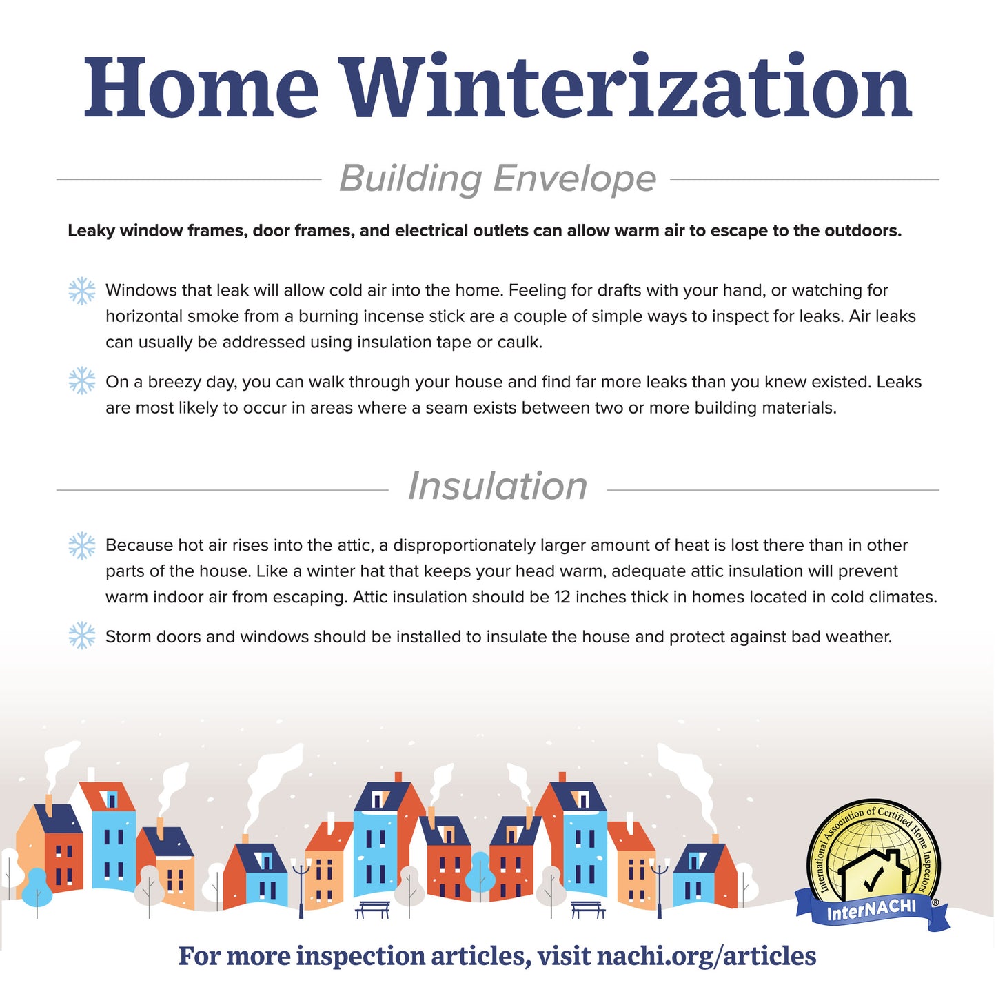 Home Winterization Guide & Social Media Graphics