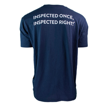 InterNACHI® “Inspected Once, Inspected Right!®” T-Shirt