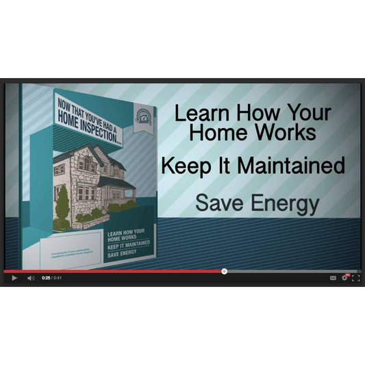 Free Promotional Video for InterNACHI's Home Maintenance Book