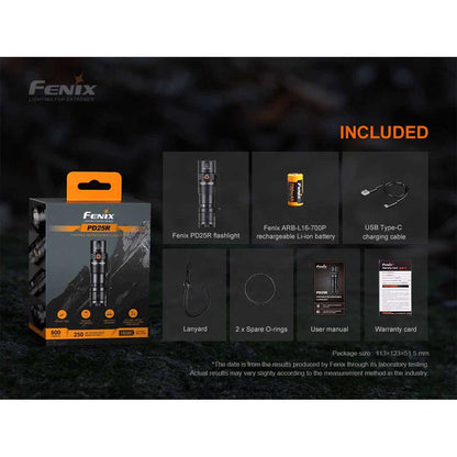 Fenix PD25R Rechargeable Flashlight