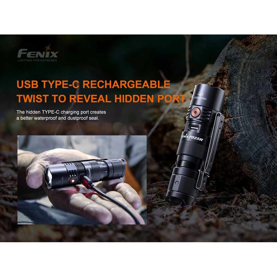 Fenix PD25R Rechargeable Flashlight