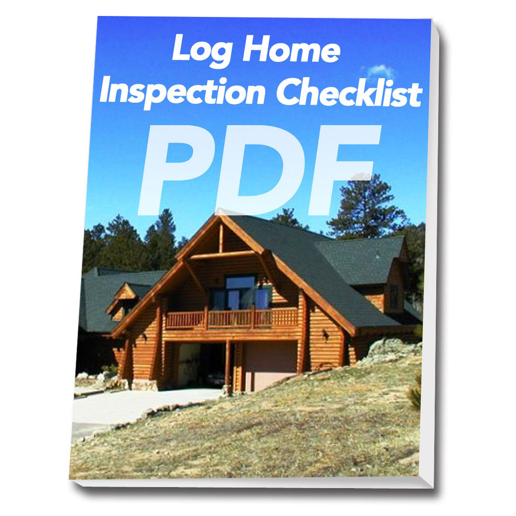 Log Home Inspection Checklist – Inspector Outlet